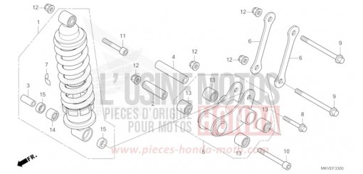 COUSSIN ARRIERE NSS750T de 2026